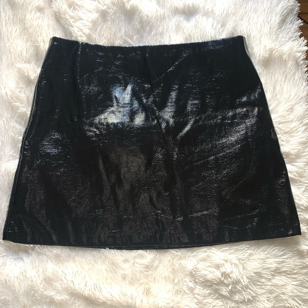 Vinyl Mini Skirt🔥